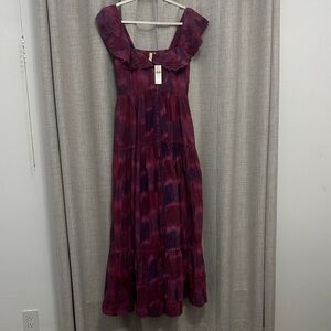 Anthropologie Pilcro Plum Purple/ Red Dress